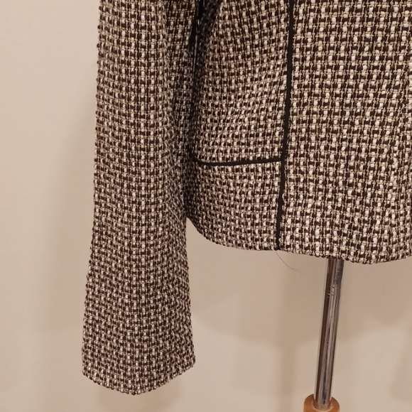 Zenobia Textured Woven Wool Blend Blazer NEW- Sz. 10 - Picture 9 of 13